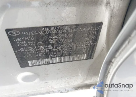 2018 Hyundai Elantra Sel из США, поврежденный, VIN 5NPD84LF4JH334022